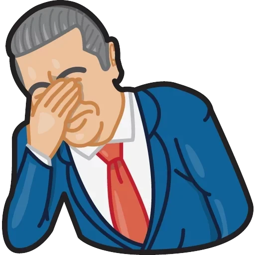 Facepalm Stickers by Gudim — 1