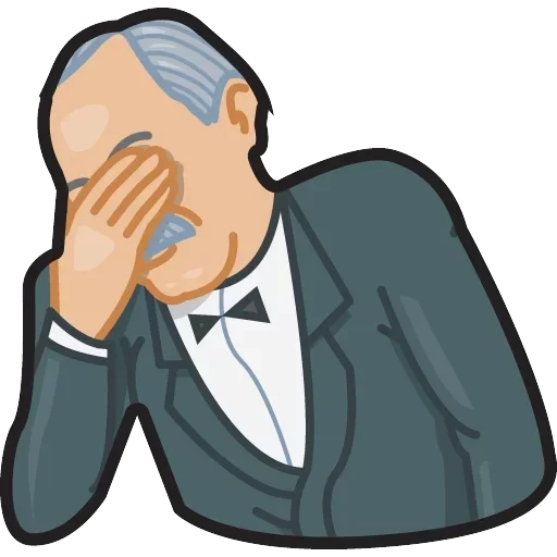 Facepalm Stickers by Gudim — 2