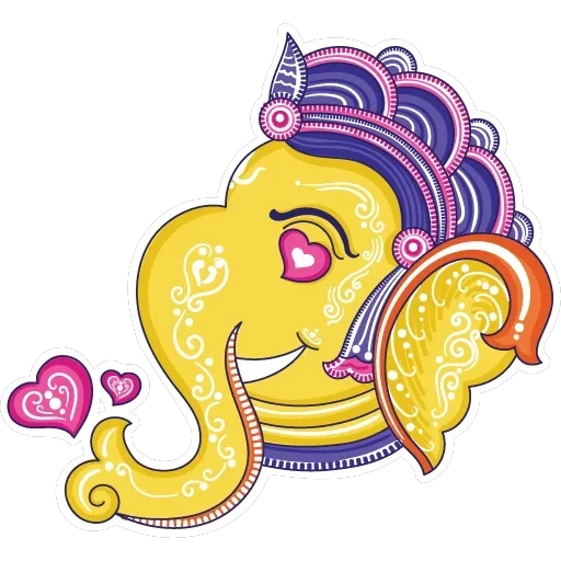 Funky Pattachitra Ganesha — 4