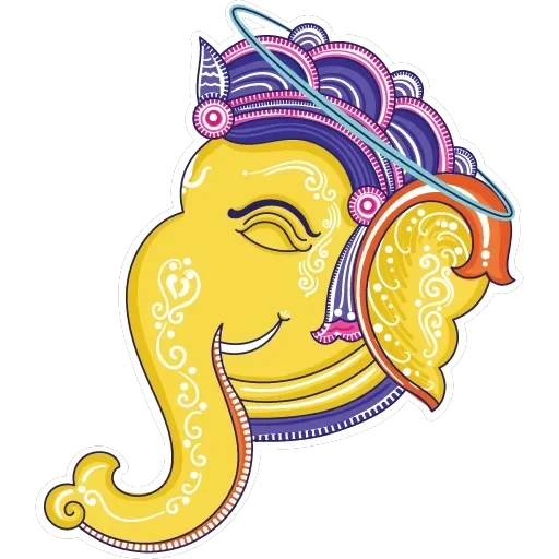Funky Pattachitra Ganesha — 5