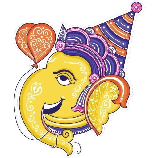 Funky Pattachitra Ganesha — 7
