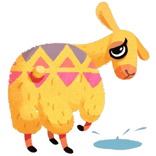 hipster llama — 12