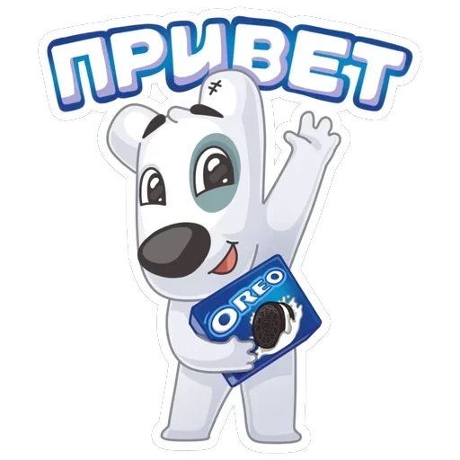 Персик и Спотти любят OREO — 1
