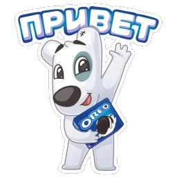 Персик и Спотти любят OREO