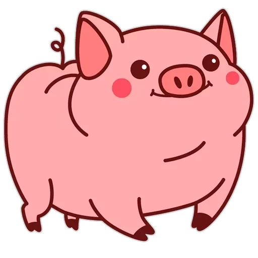 Все стикеры в "Pig Valera" — 1