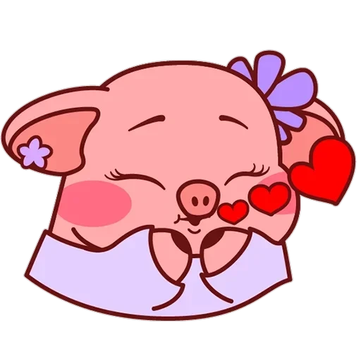 Все стикеры в "Pig Valera" — 24