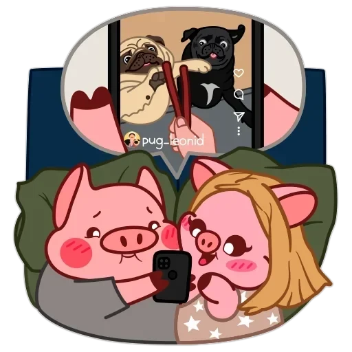 Все стикеры в "Pig Valera" — 32