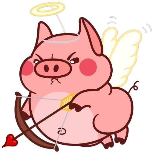 Все стикеры в "Pig Valera" — 40