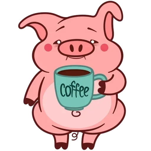 Все стикеры в "Pig Valera" — 48