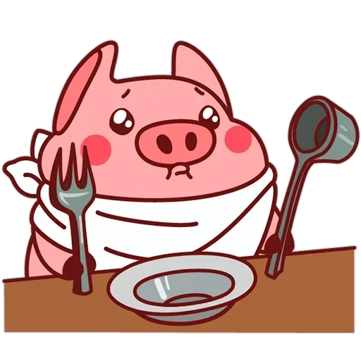 Все стикеры в "Pig Valera" — 52