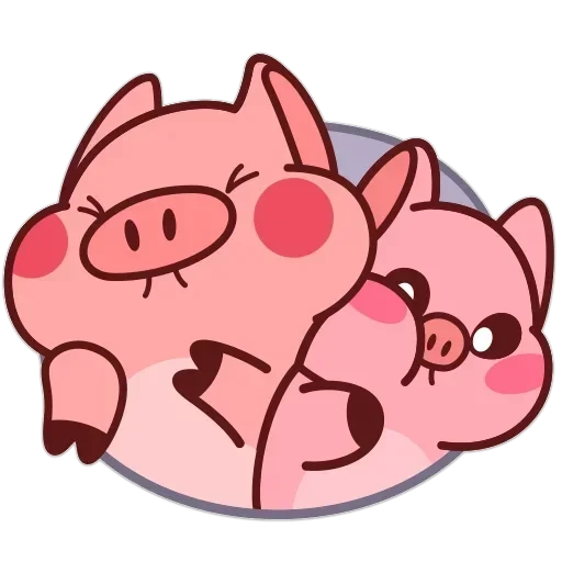 Все стикеры в "Pig Valera" — 9