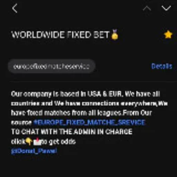 WORLDWIDE FIXED BET🏅