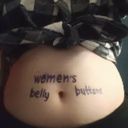 Women's belly buttons
